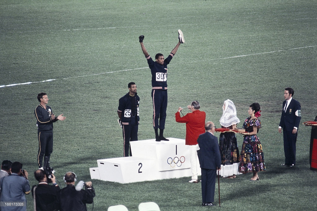 Peter Norman, John Carlos and Tommy Smith